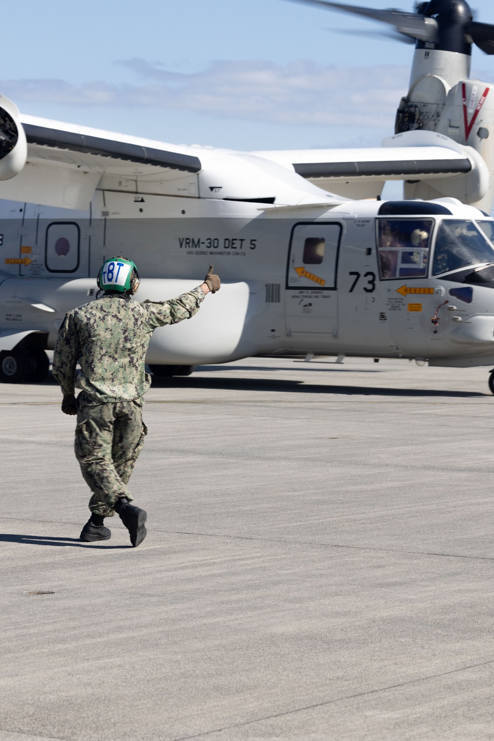 VRM-30 Det 5 begins to operate from MCAS Iwakuni.