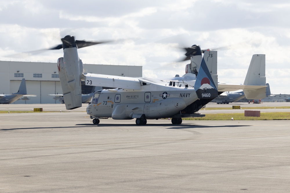 VRM-30 Det 5 begins to operate from MCAS Iwakuni.