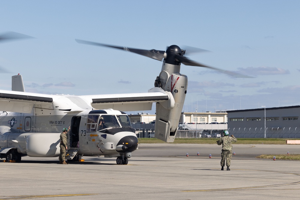 VRM-30 Det 5 begins to operate from MCAS Iwakuni.