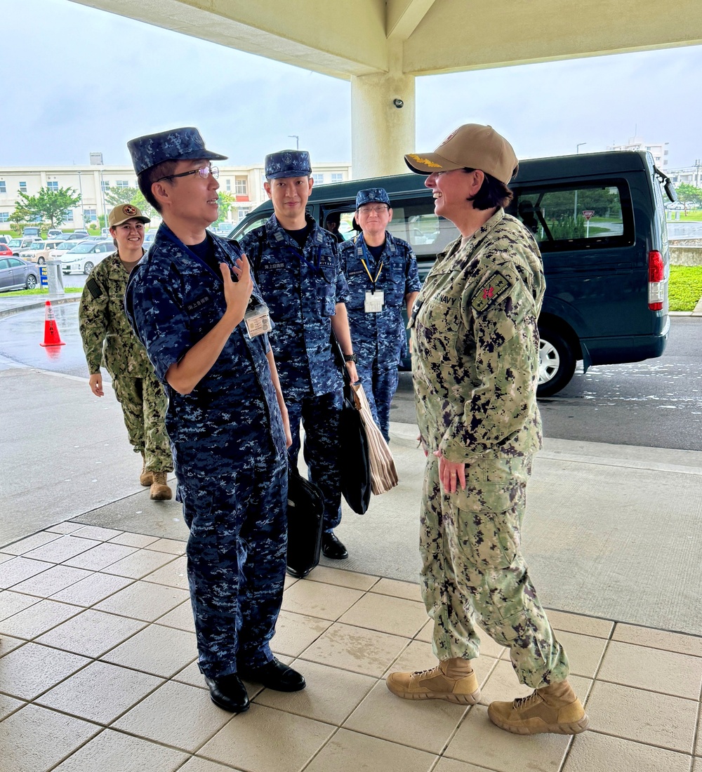 U.S. Naval Hospital Okinawa's Capt. Cooperman Hosts RADM Sawamura Japanese Maritime Self Defense Force (JMSDF), Surgeon General