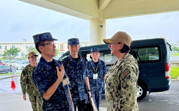 U.S. Naval Hospital Okinawa's Capt. Cooperman Hosts RADM Sawamura Japanese Maritime Self Defense Force (JMSDF), Surgeon General