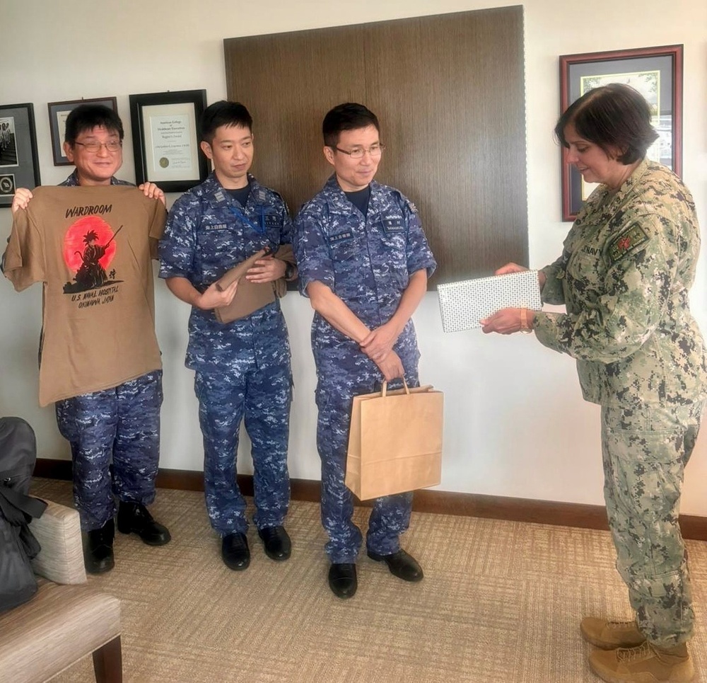 U.S. Naval Hospital Okinawa's Capt. Cooperman Hosts RADM Sawamura Japanese Maritime Self Defense Force (JMSDF), Surgeon General