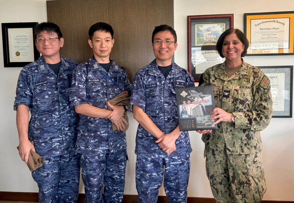 U.S. Naval Hospital Okinawa's Capt. Cooperman Hosts RADM Sawamura Japanese Maritime Self Defense Force (JMSDF), Surgeon General