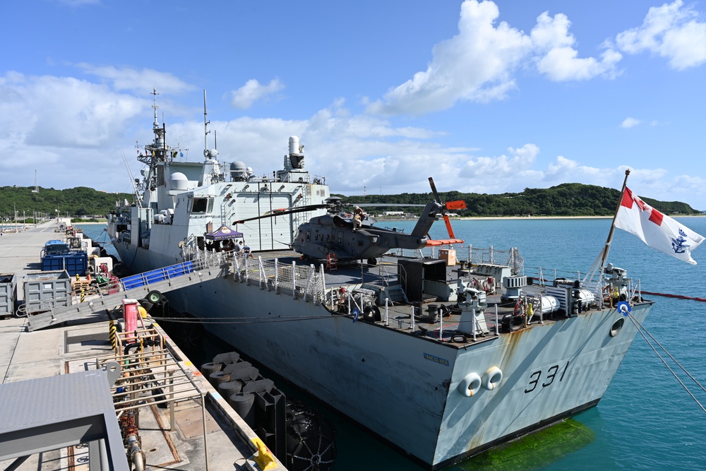 HMCS Vancouver Port Visit to White Beach Naval Facility