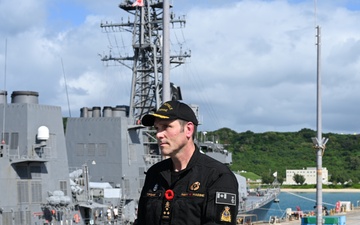 Commander, Royal Canadian Navy Vice Adm. Angus Topshee Visits White Beach Naval Facility