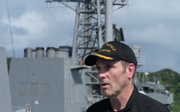 Commander, Royal Canadian Navy Vice Adm. Angus Topshee Visits White Beach Naval Facility