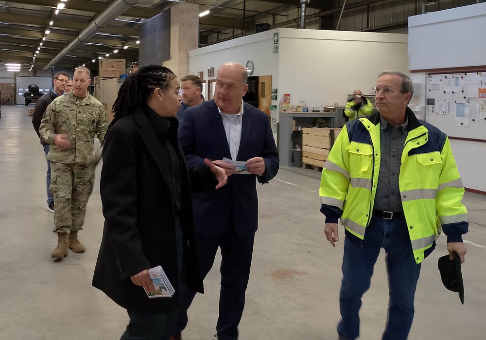 Assistant Secretary of Defense for Manpower, Reserve Affairs visits APS-2 sites in Benelux