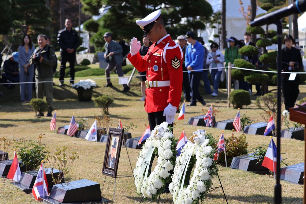 United Nations Command honors Korean War veterans, fallen service members at Turn Toward Busan Ceremony