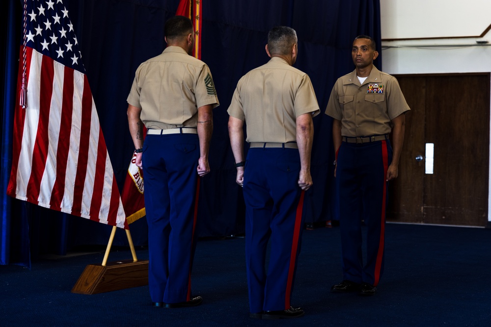 Lt. Col. Pinales promotion to colonel