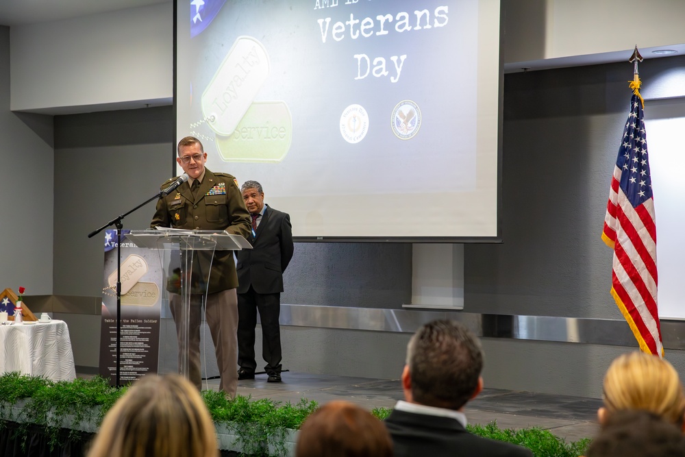 Veteran's Day appreciation lunch at Amgen, Juncos