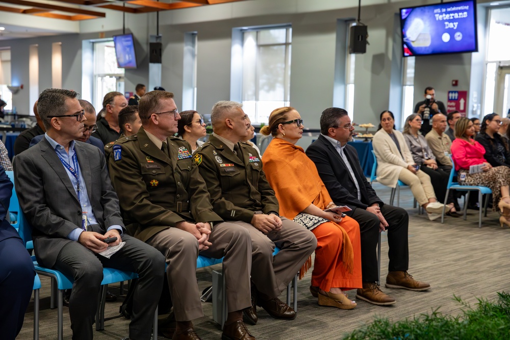 Veteran's Day appreciation lunch at Amgen, Juncos