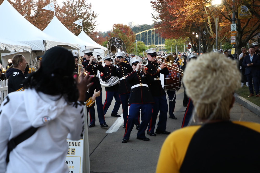 2nd Marine Division Band at Pittsburg Steelers Stadium