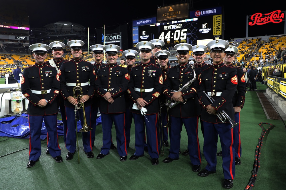 2nd Marine Division Band at Pittsburg Steelers Stadium