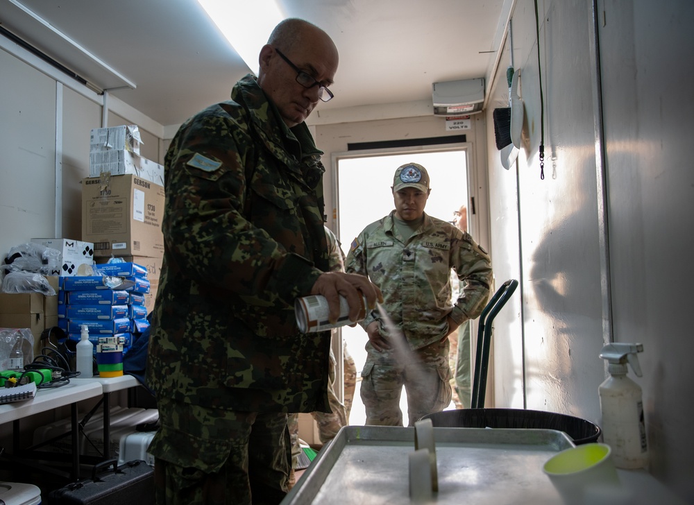 KFOR Aviation and Albanian Air Force Conduct Training at Camp Bondsteel