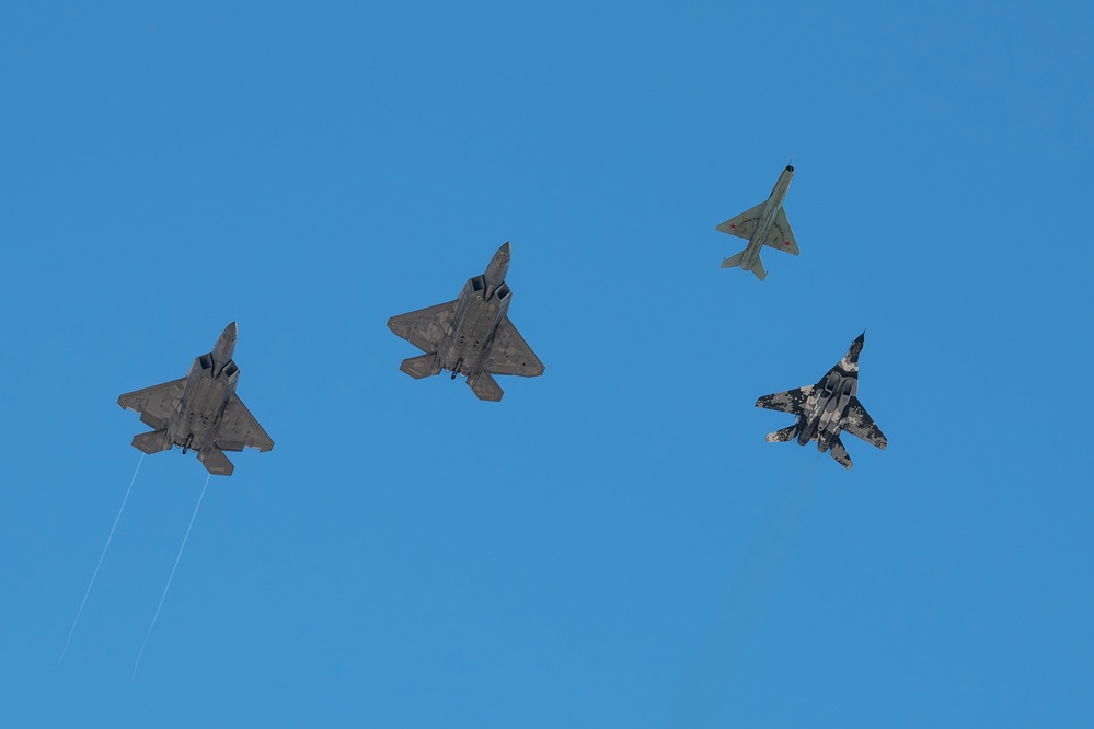 U.S. Air Force Retired Col. Gail Peck Memorial Flyover