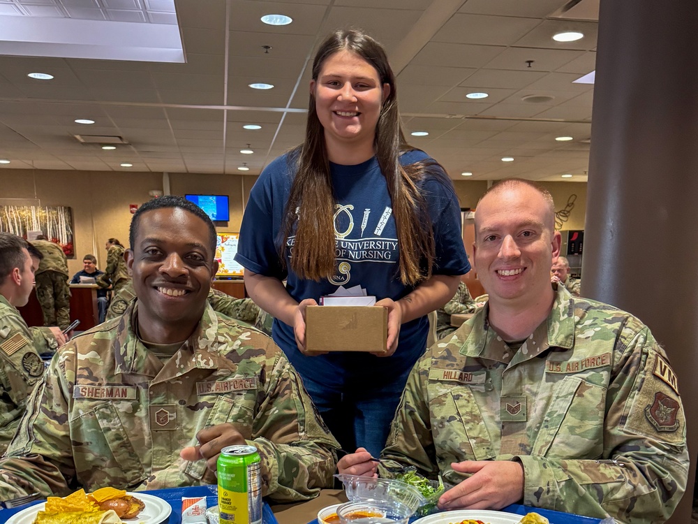 Local nursing students support Airmen