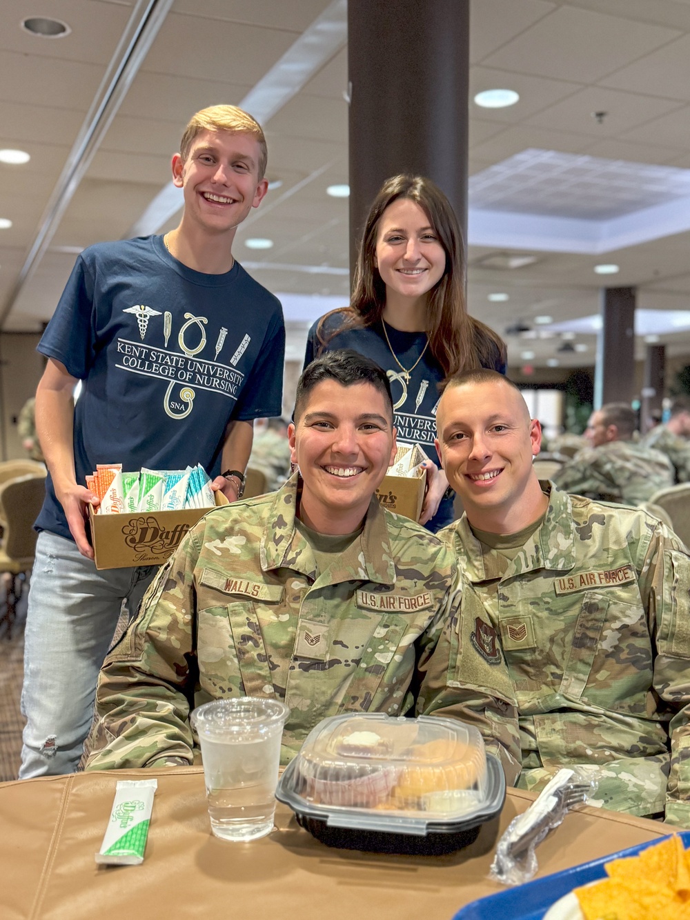 Local nursing students support Airmen