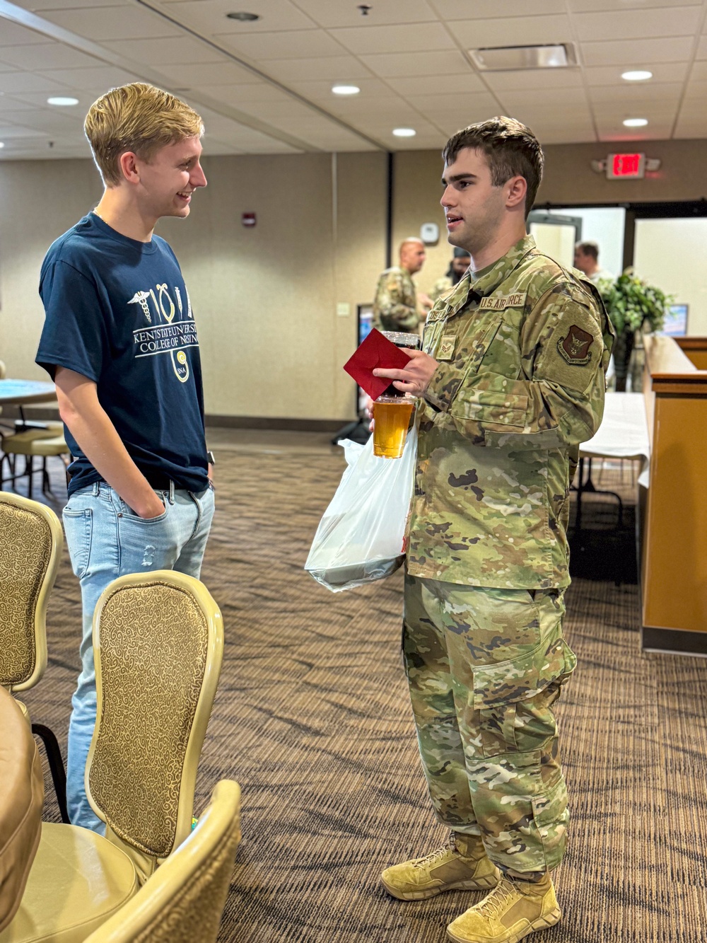 Local nursing students support Airmen