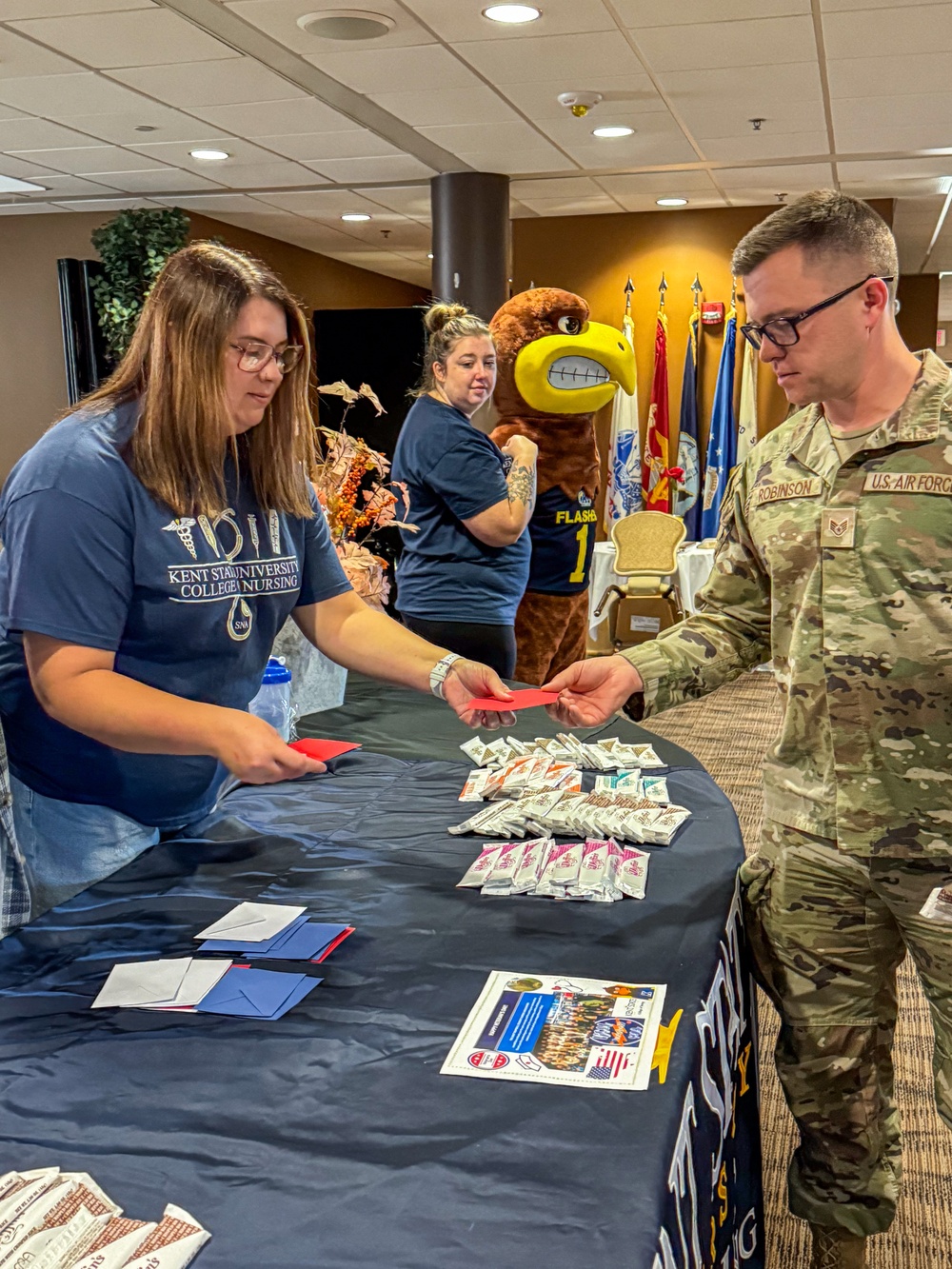 Local nursing students support Airmen