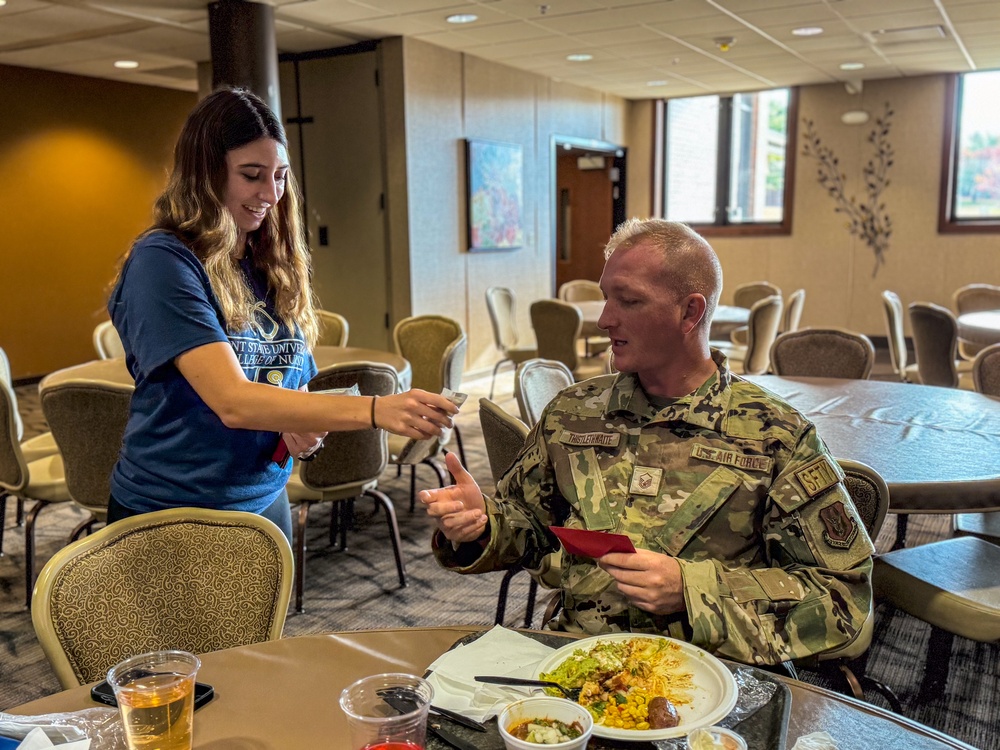 Local nursing students support Airmen