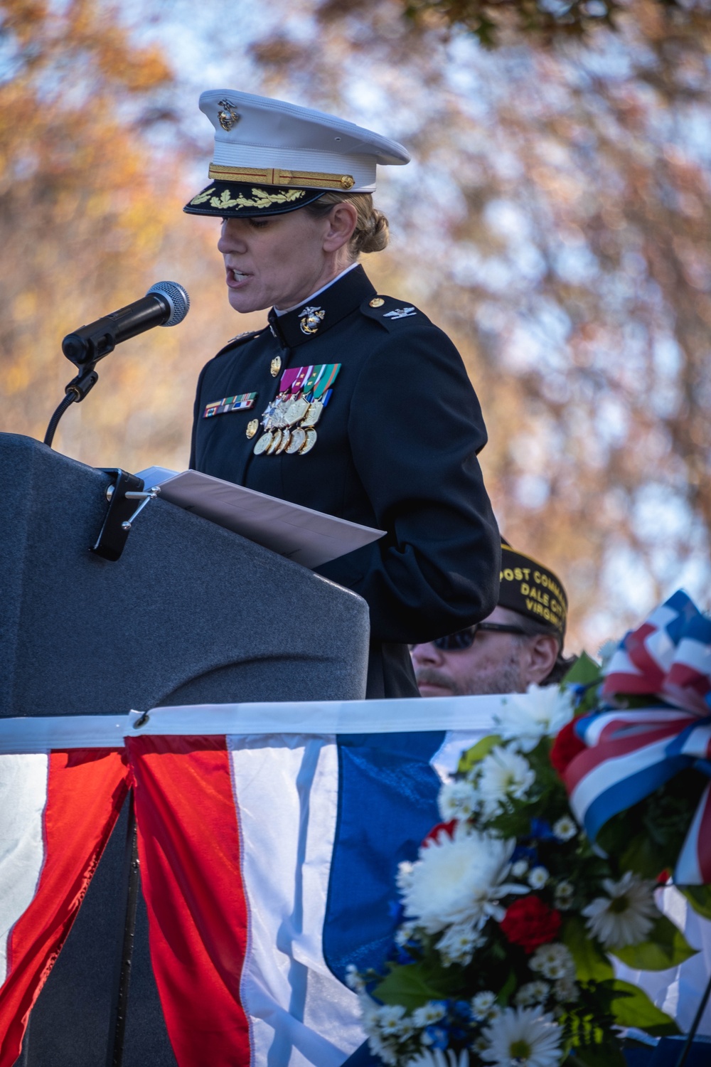 Veterans Day Wreath Laying Ceremony 2024 at The National Cemetery at Quantico