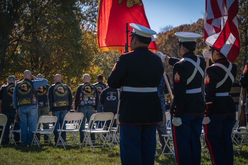 Veterans Day Wreath Laying Ceremony 2024 at The National Cemetery at Quantico