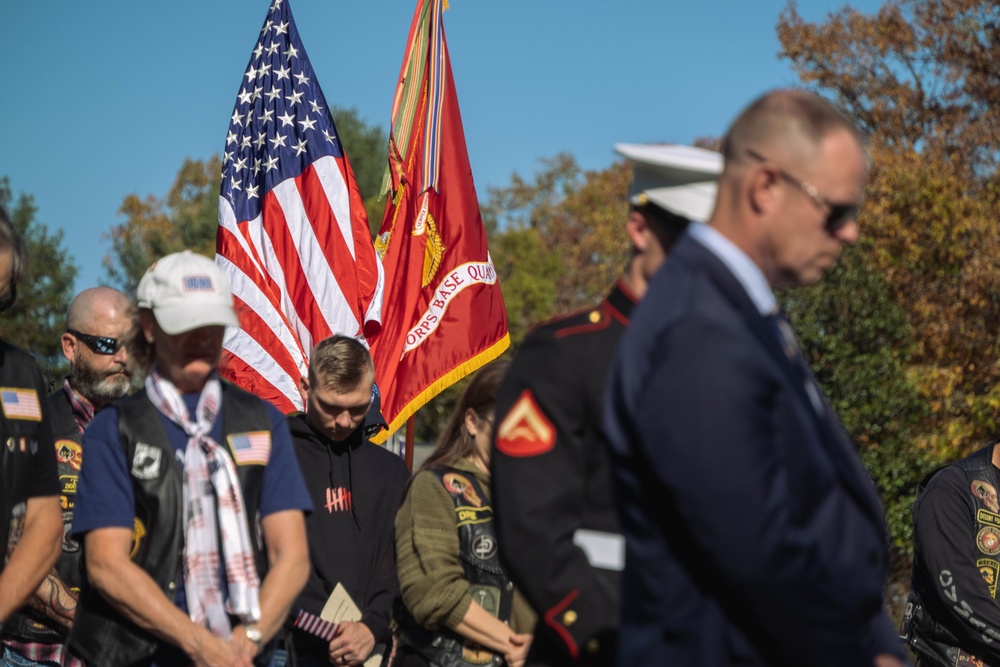 Veterans Day Wreath Laying Ceremony 2024 at The National Cemetery at Quantico