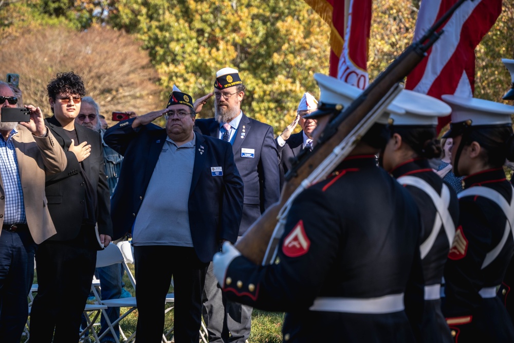 Veterans Day Wreath Laying Ceremony 2024 at The National Cemetery at Quantico