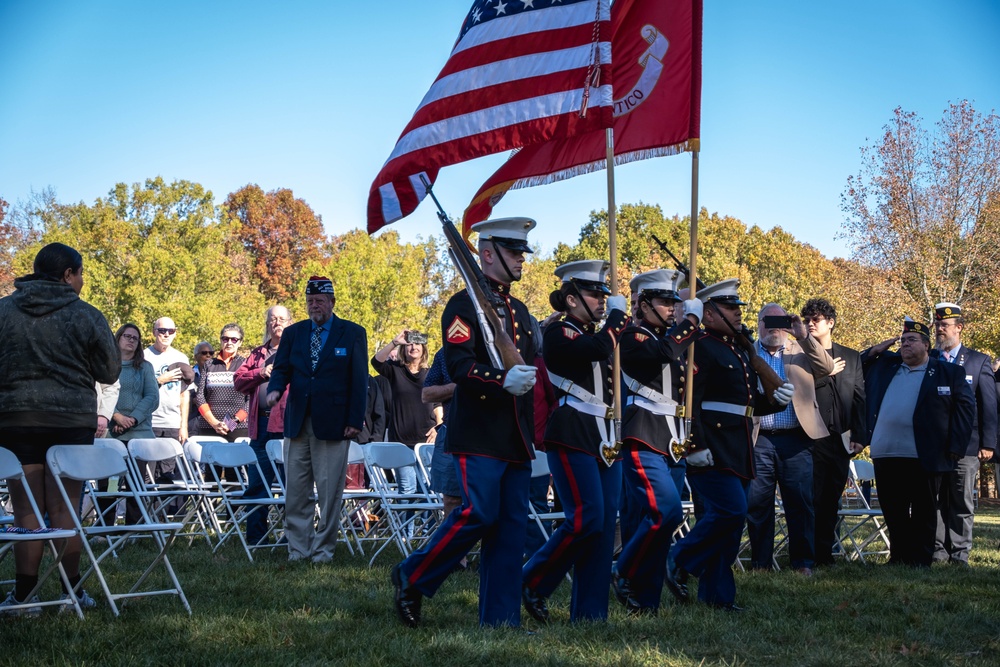 Veterans Day Wreath Laying Ceremony 2024 at The National Cemetery at Quantico