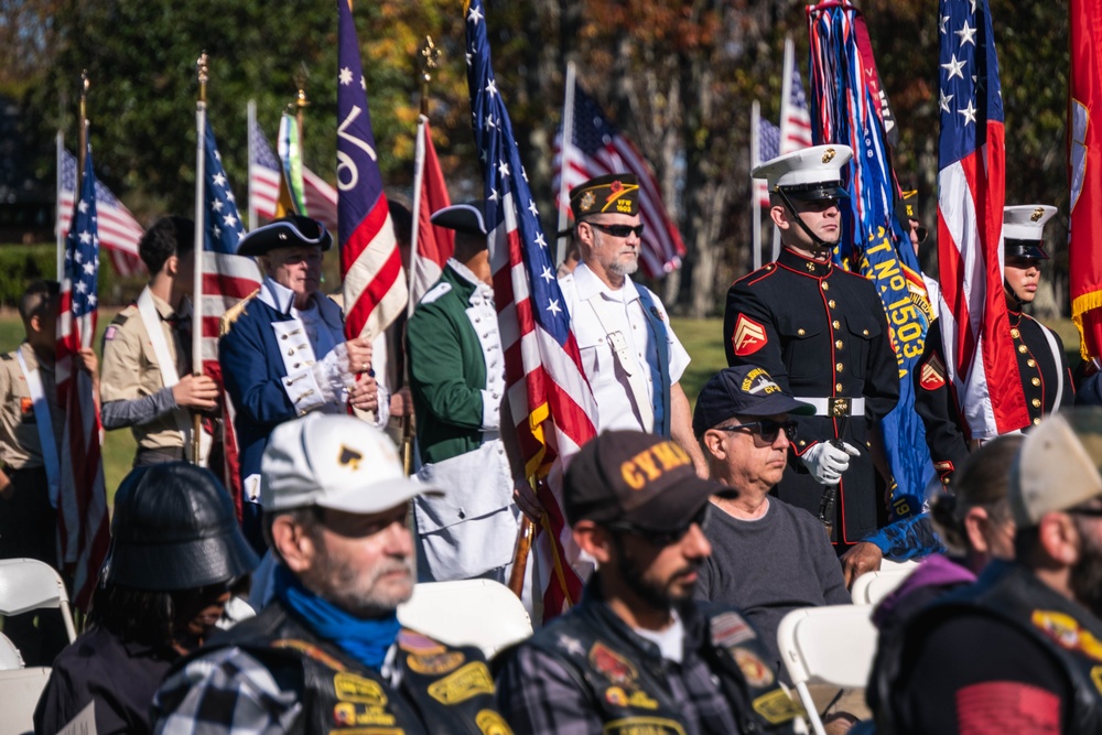 Veterans Day Wreath Laying Ceremony 2024 at The National Cemetery at Quantico