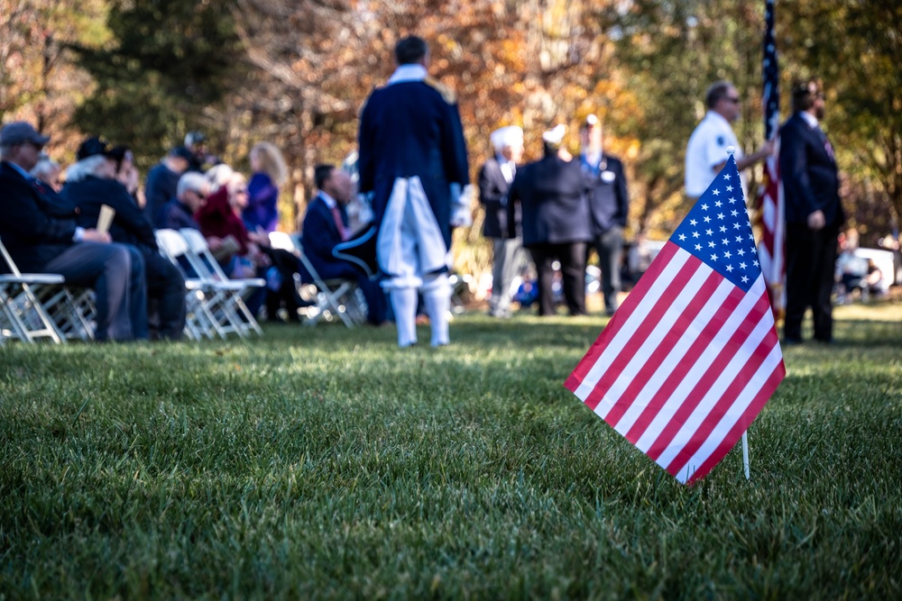 Veterans Day Wreath Laying Ceremony 2024 at The National Cemetery at Quantico