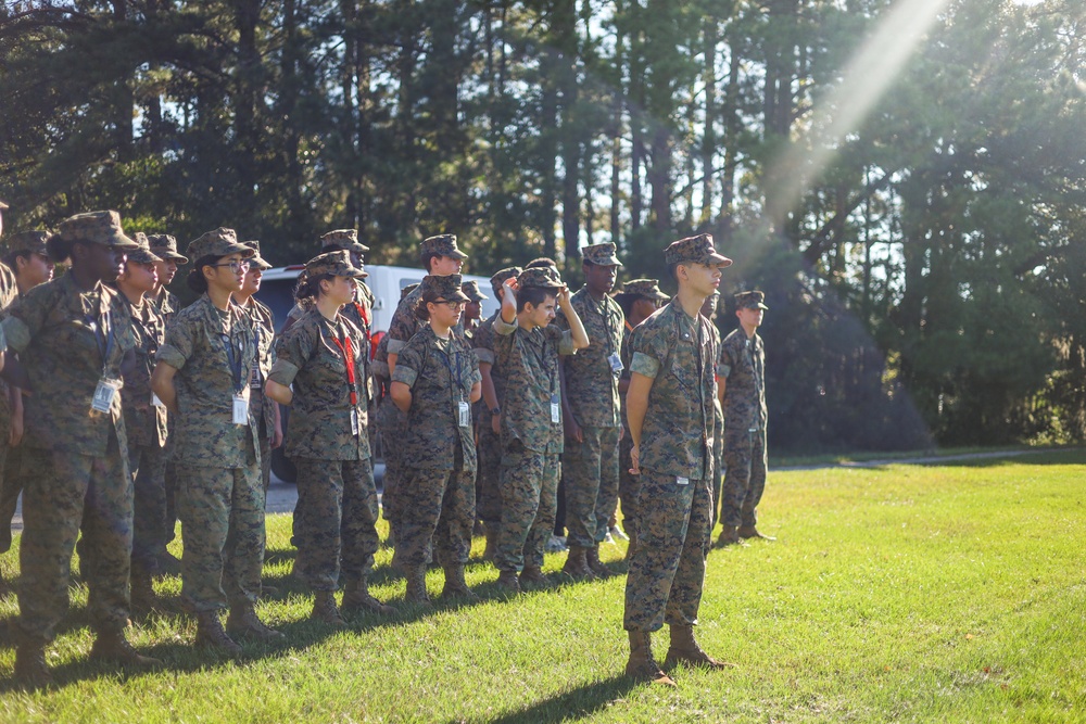 JROTC visits MCAS Beaufort