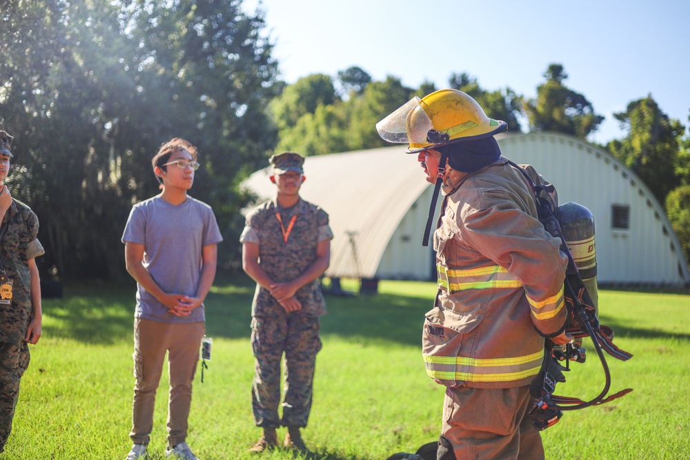 JROTC visits MCAS Beaufort