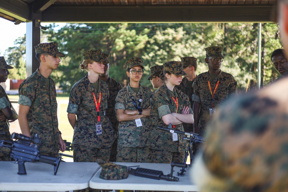 JROTC visits MCAS Beaufort