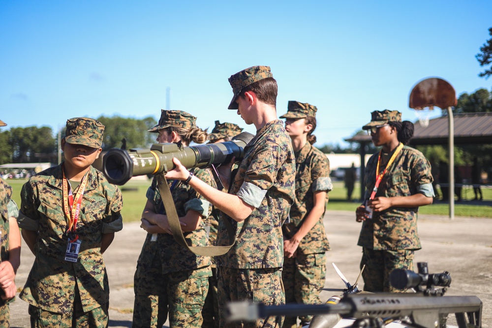 JROTC visits MCAS Beaufort