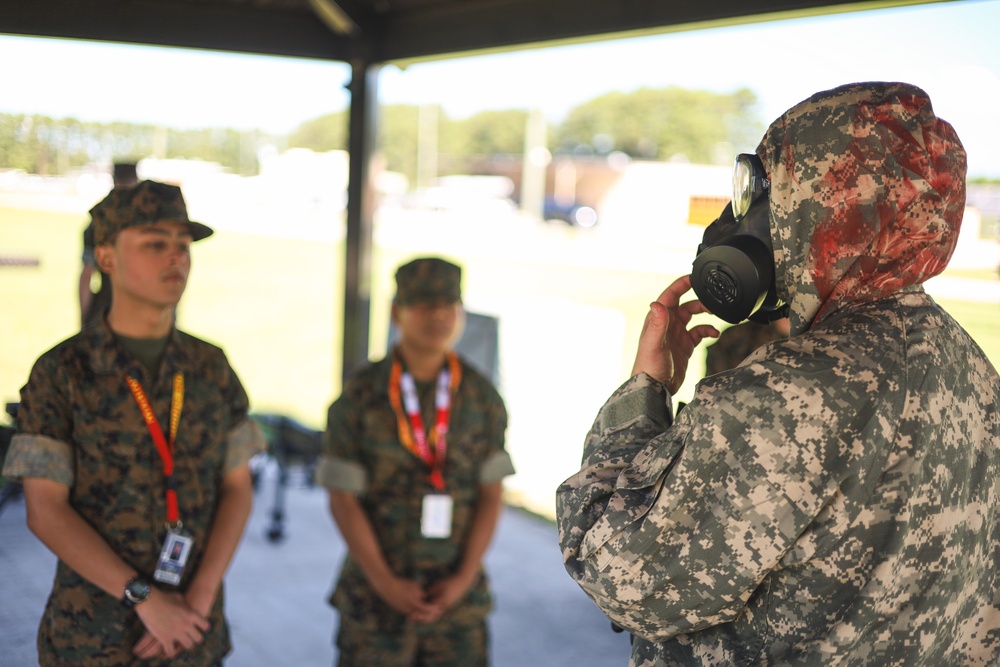 JROTC visits MCAS Beaufort