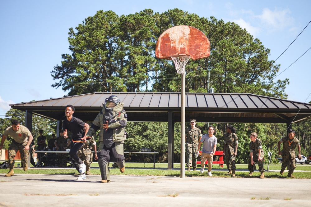 JROTC visits MCAS Beaufort