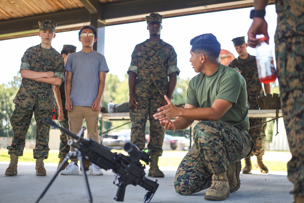 JROTC visits MCAS Beaufort