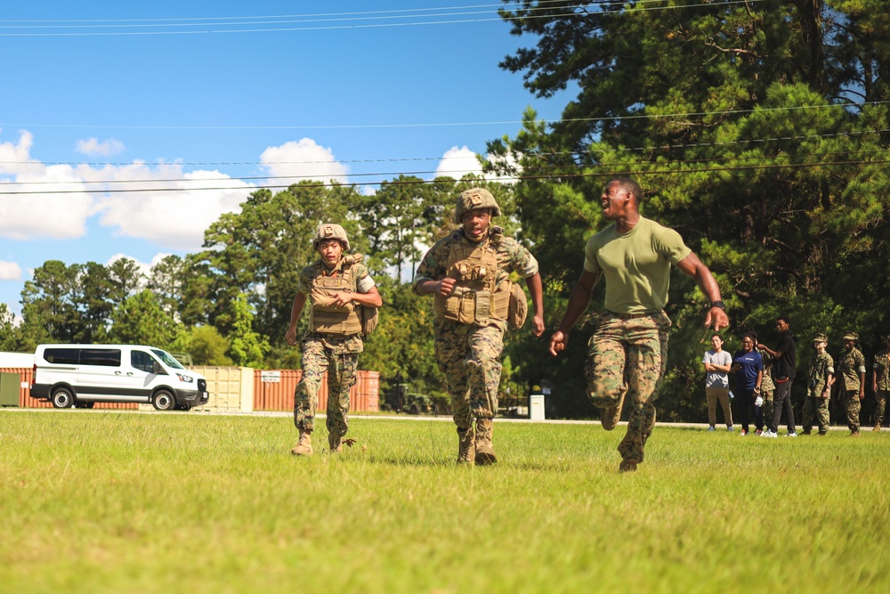 JROTC visits MCAS Beaufort