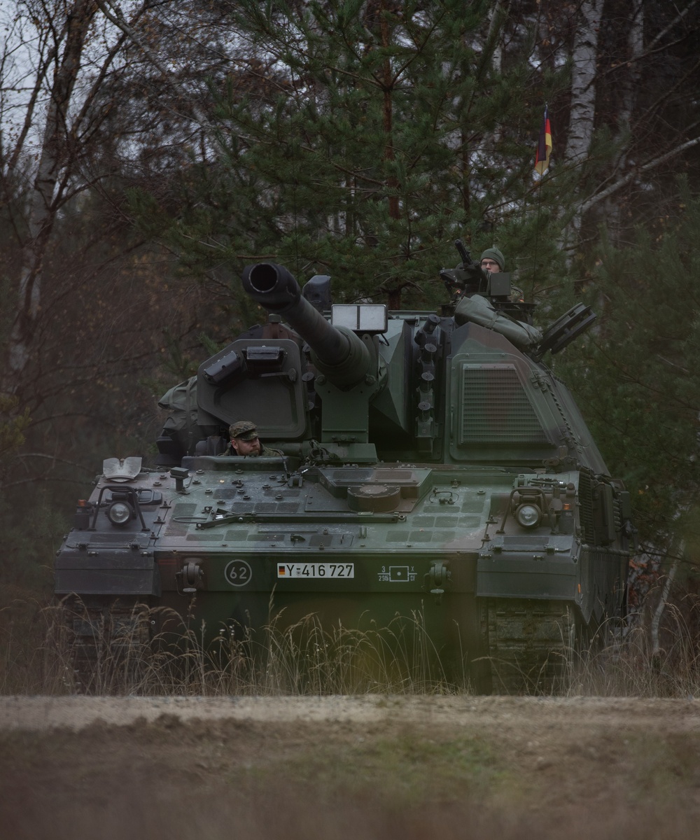 German Army prepares for Exercise Dynamic Front 25 live fire