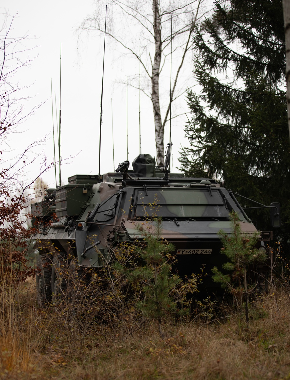 German Army prepares for Exercise Dynamic Front 25 live fire