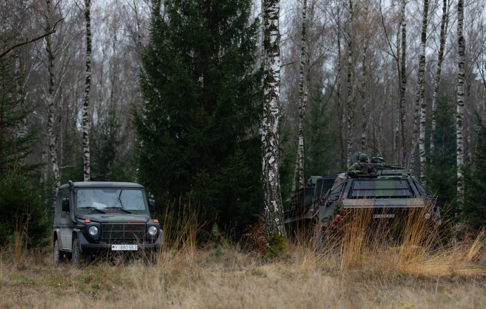 German Army prepares for Exercise Dynamic Front 25 live fire