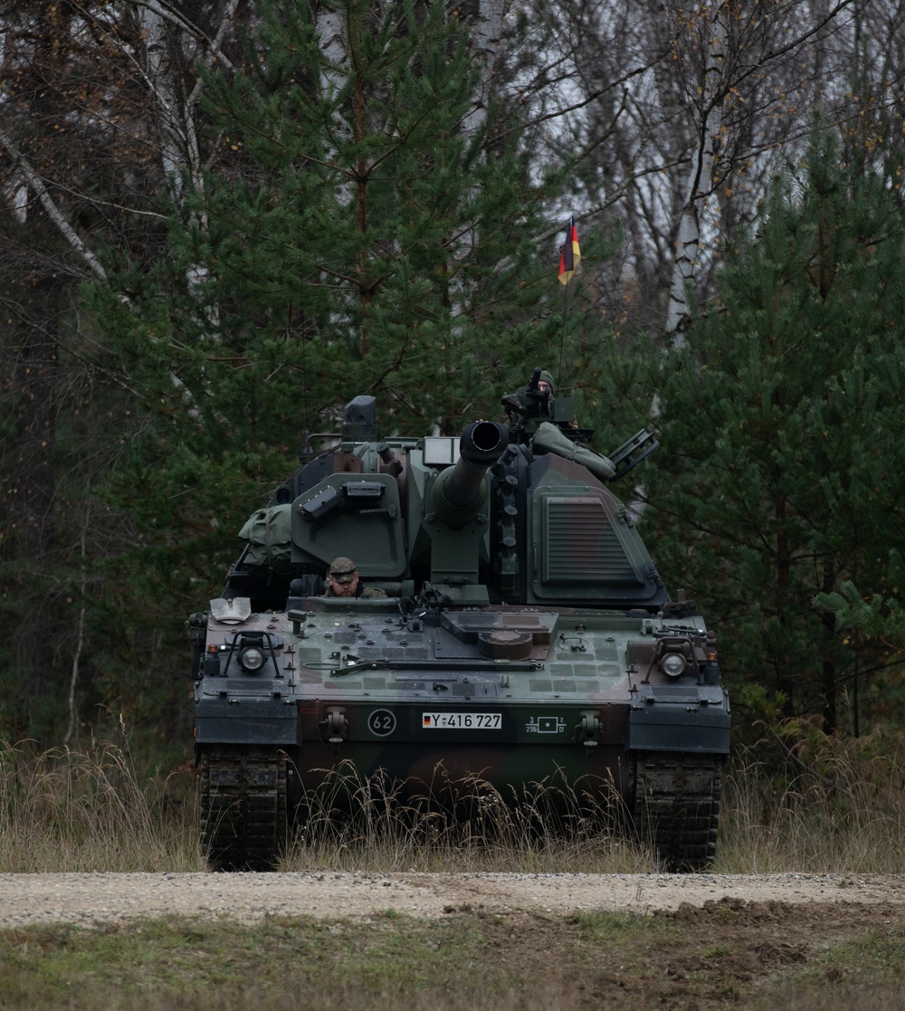 German Army prepares for Exercise Dynamic Front 25 live fire