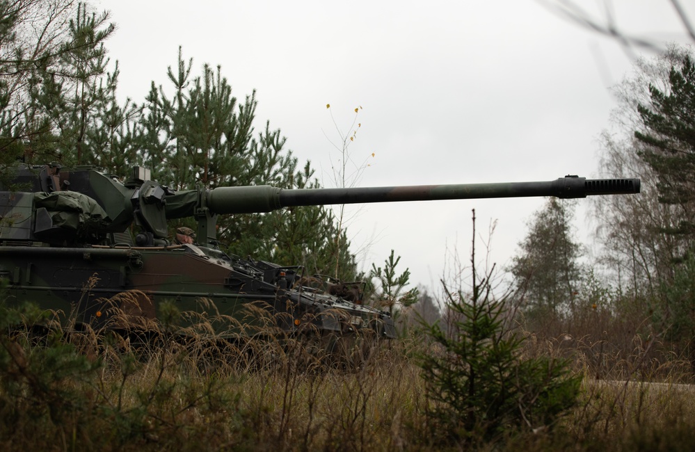 German Army prepares for Exercise Dynamic Front 25 live fire