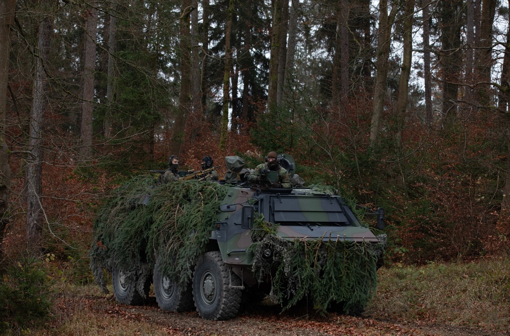 German Army prepares for Dynamic Front 25 live fire