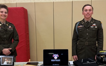 U.S. Military Academy Representatives attend Vicenza College Fair to inspire future leaders