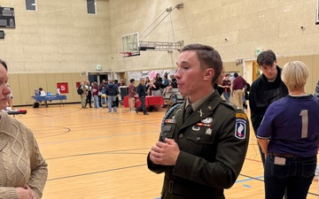 U.S. Military Academy Representatives Attend Vicenza College Fair to Inspire Future Leaders