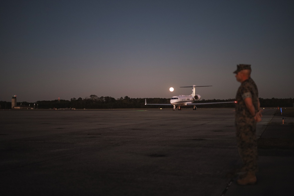 37th Assistant Commadant of the Marine Corps lands at MCAS Beaufort