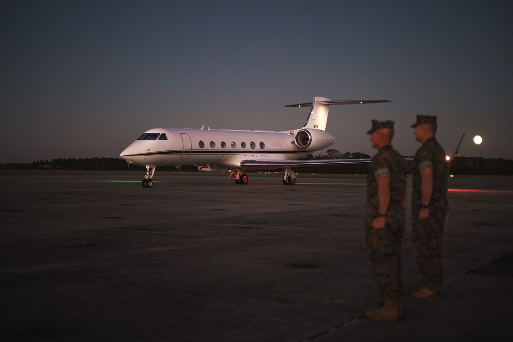 37th Assistant Commadant of the Marine Corps lands at MCAS Beaufort