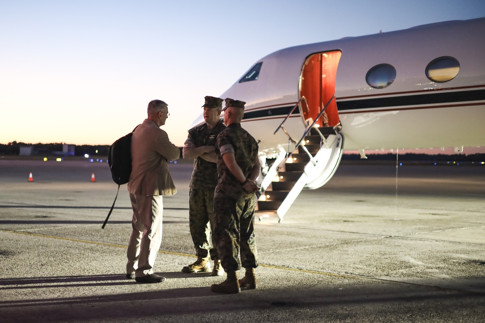 37th Assistant Commadant of the Marine Corps lands at MCAS Beaufort